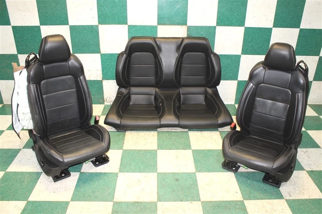 19' Mustang GT Convertible Dual Power Heated Cooled Bucket Seats Backseat Tracks