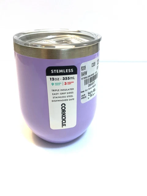 Corkcicle Tumbler Classic Stemless White 12oz