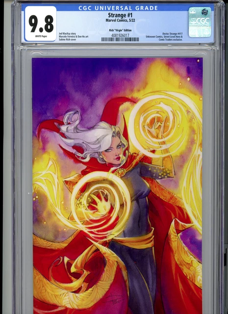 Strange #1 (2022) Marvel CGC 9.8 White Rich Virgin Variant