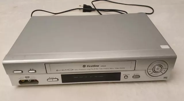 FIRSTLINE XR-640 VCR VHS reproductor vídeo 6 cabezales EUR 62,00 - PicClick  ES