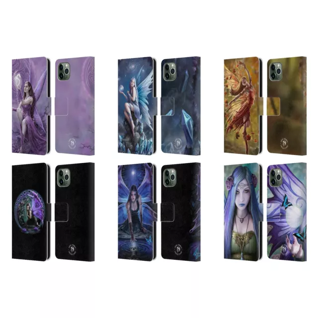 OFFICIAL ANNE STOKES FAIRIES LEATHER BOOK WALLET CASE FOR APPLE iPHONE PHONES