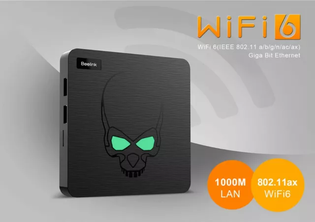 Beelink GT King Android 9.0 TV Box Amlogic S922X 4G 64G 4K FHD WiFi6 Set Top Box 3