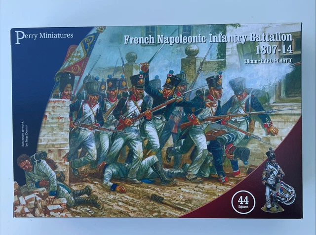 Perry Miniatures 40 Figurines Infanterie Française 1807-14 – Grenadiers Et Voltigeurs En Plastique 28 Mm