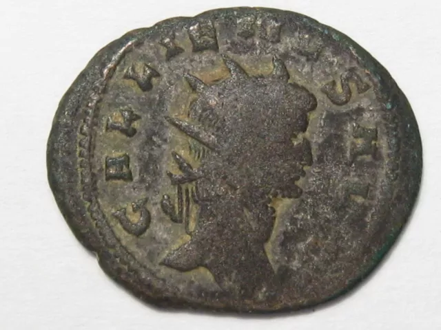 Antiguo Romano Moneda: Gallienus (253-268 Anuncio) Æ Antoninianus S-2894. #68