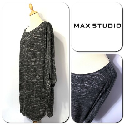 MAX STUDIO Women's Dolman Sleeve Dress Size XL (UK Size 16-18)