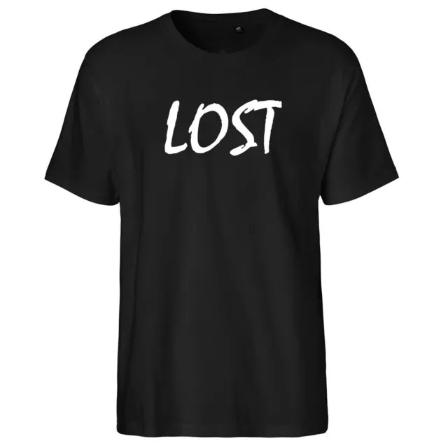 Herren T-Shirt Lost Jugendwort Geschenk Idee Souvenir Geburtstag Weihnachten Pol