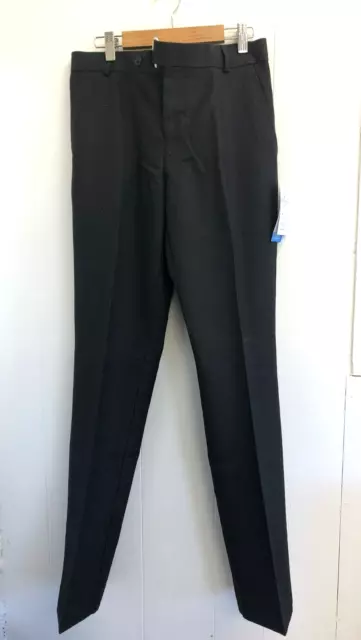Pantaloni da scuola ragazzi grigio scuro Trutex nuovi con etichette vita regolabile taglia 23" età 6