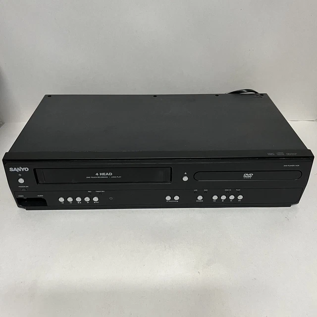 SANYO DVD VCR Player Combo FWDV225F Tested and Works Read Discript