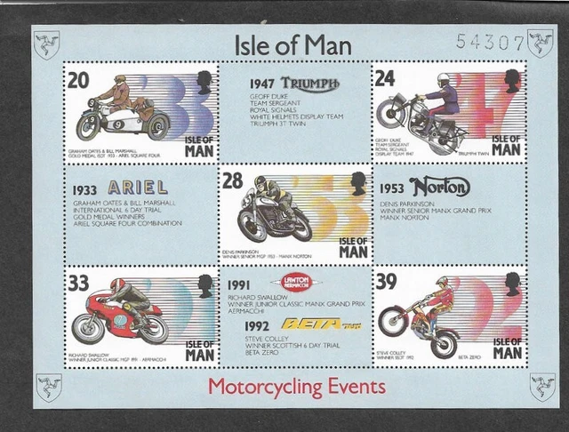 Adesivi In Vinile Isle Of Man TT Races - Triskelion Manx - 2 Pezzi 75 Mm Per Casco E Bici