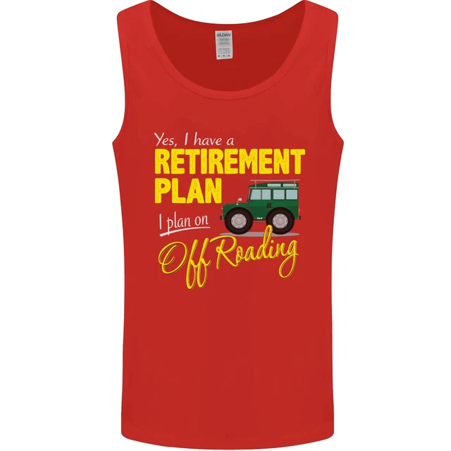 Gilet da uomo divertente Retirement Plan Off Roading 4X4 Road 5