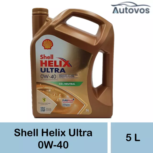 Shell Helix Ultra 0W-40 5 Liter Motoröl MB 229.5 VW 502 00 505 00