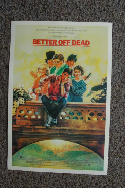 Better Off Dead Lobby Card Movie Poster John Cusack