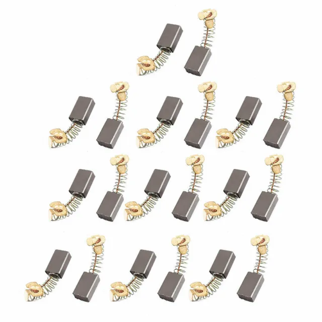 10 Pairs 16x10x6mm Carbon Brushes Power Tool for Electric Hammer Drill Motor