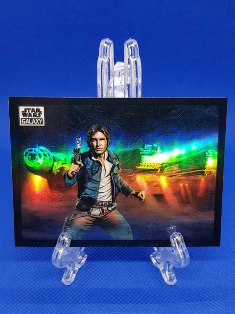 2022 Topps Chrome Star Wars Galaxy 19 Solo Investigates Refractor