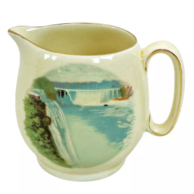 Vintage Royal Winton Grimwades Niagara Falls Ceramic Creamer Souvenir Travel