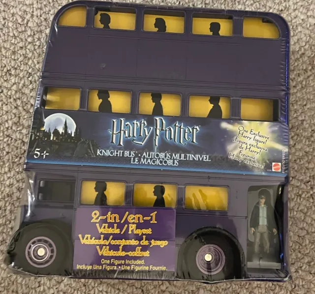 Harry Potter Knight Bus 2 In 1 Vehicle Playset With Figure New Sealed