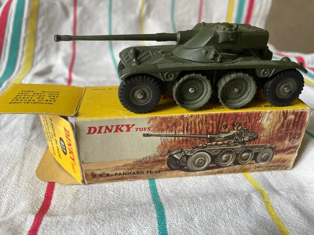 Boîte Reproduction Dinky Toys Pour Modèle 827 EBR Panhard FL 10 - Neuf - Made In France