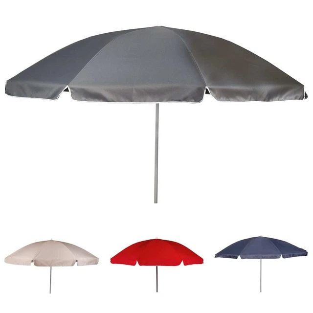 Bo-Camp Sombrilla 200 cm Parasoles Toldo Protector Jardín Terraza Multicolor Bo-
