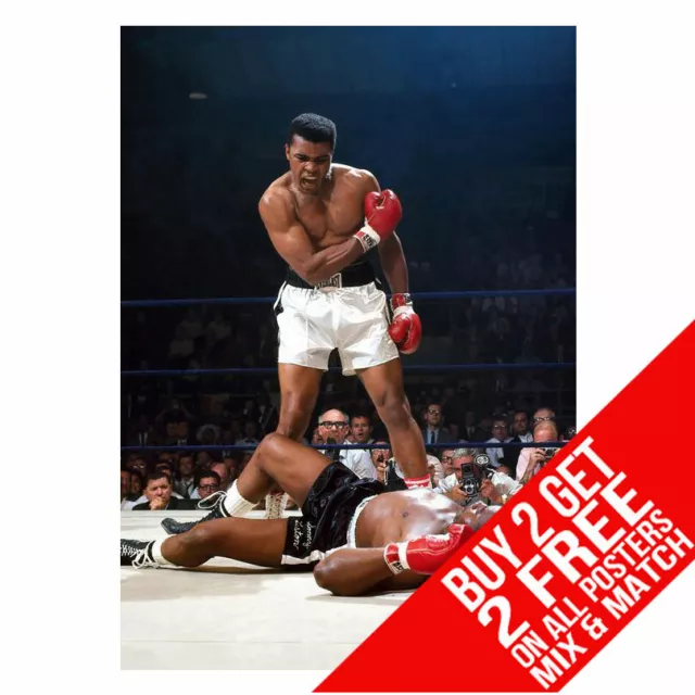 Muhammad Ali Cc2 Boxing Gym Poster Art Print A4 A3 Size Buy 2 Get Any 2 Free