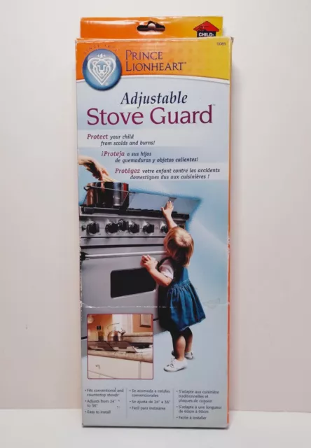 Prince Lionheart Adjustable 24”-36” Stove Guard 0089 New NIB