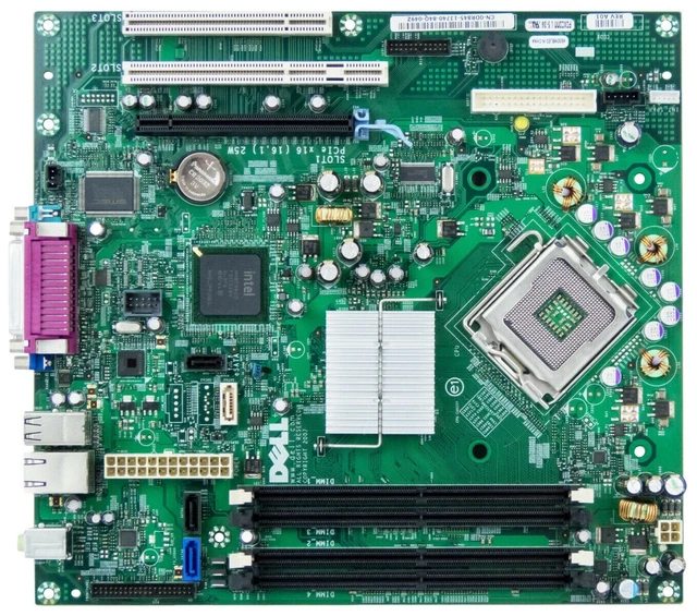 Carte Mère DELL Optiplex 755 - Référence CN-0DR845-13740, Socket 775, Occasion