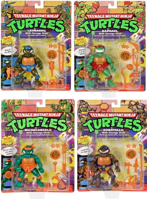 TMNT Teenage Ninja Turtles Mutant CLASSIC SET 4 Action Figures 10 cm Playmates