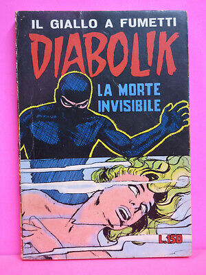 DIABOLIK 2 seconda serie n. 5 LA MORTE INVISIBILE originale 1965