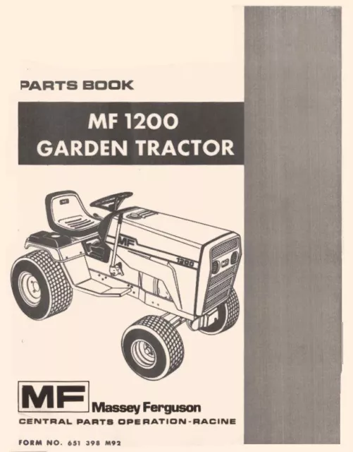 Massey ferguson sales 1200 lawn tractor