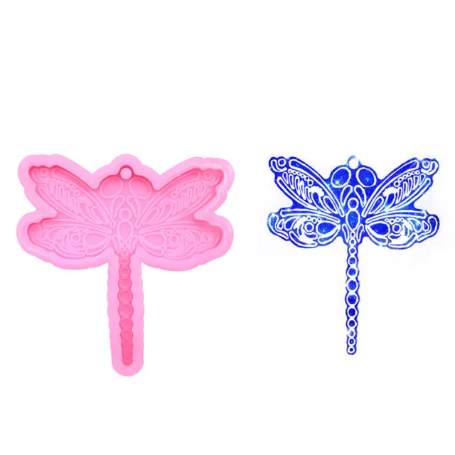 Dragonfly Resin Casting Silicone Mold Keychain Pendant Jewelry Epoxy Supplies