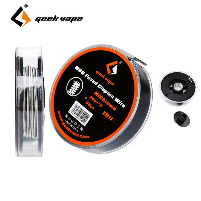 GEEKVAPE N80 FUSED Clapton Wire 26GA x 3 + 36GA Nichrome TC £6.99