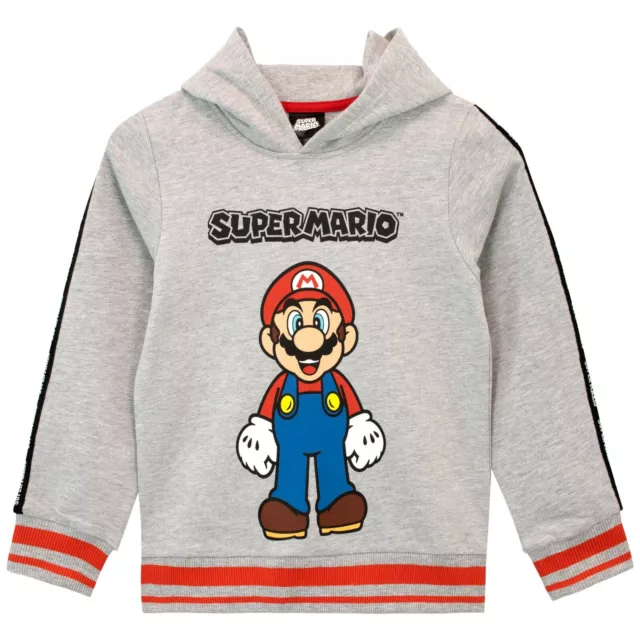 Super Mario Hoodie Toddler Kids Boys 3  4 5 6 7 8 9 10 11 12 Years Hooded Jumper