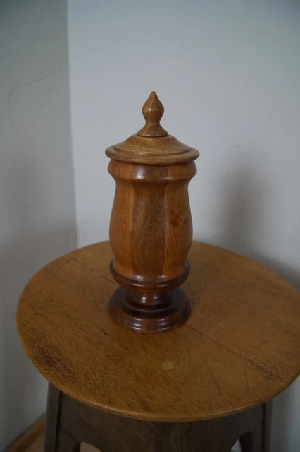 Schöne Holzdose alte Tabakdose 50iger Jahre vintage
