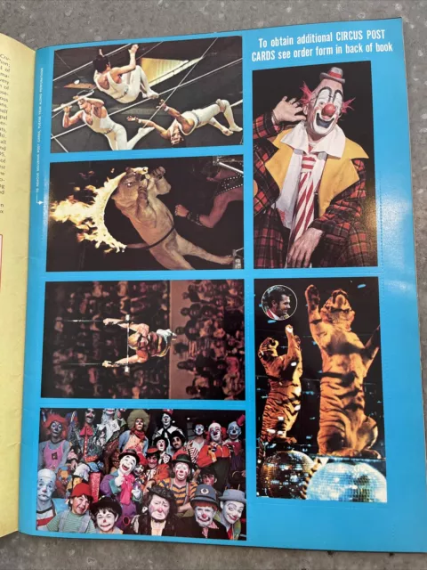 1976 Ringling Bros Barnum & Bailey Circus Program w/ Pull Out Postcards