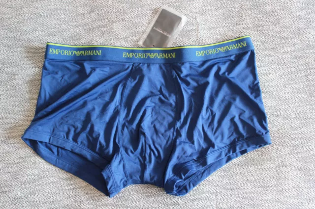 Emporio Armani men blue essential Microfiber trunk Underwear size S L XL