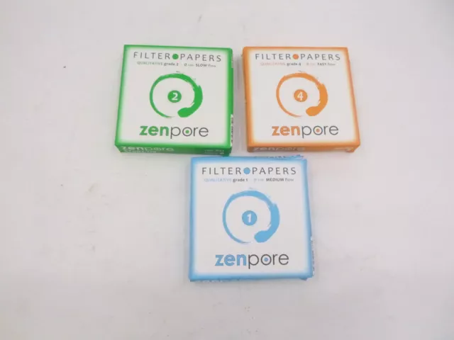 300 Pack Zenpore ST001-110 ST002-110 ST004-110 11cm Lab Filter Paper