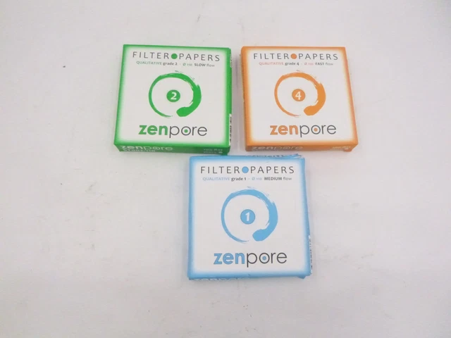300 Pack Zenpore ST001-110 ST002-110 ST004-110 11cm Lab Filter Paper