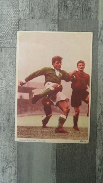 Ancienne Photo Chewing-gum Collection Football - King Marseille, Koczur Ferry, St Etienne