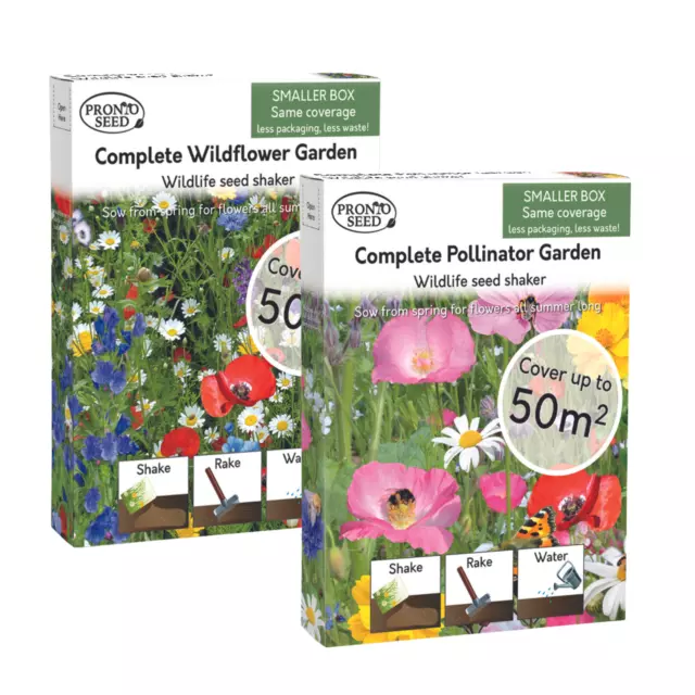 Wild Flower Wildflower Seeds - NO GRASS - Help Save the UK Bees! - 25g Pack  