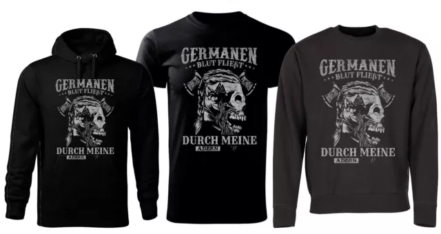 Germanen Odin Valhalla  T-Shirt | Pulli | Kapuzenhoodie Damen & Herren Unisex