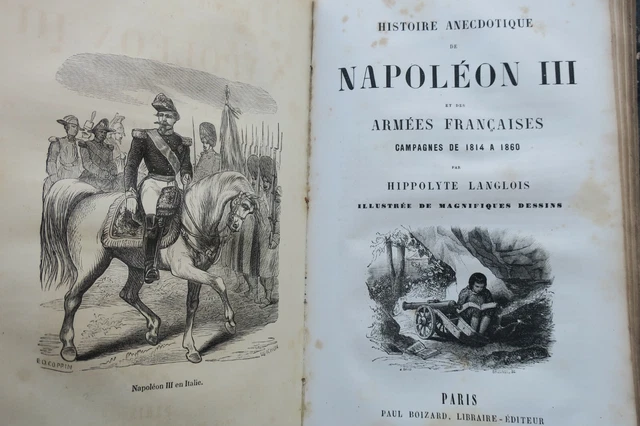 NAPOLÉON HISTOIRE POPULAIRE de napoléon Ier HISTOIRE ANECDOTIQUE de