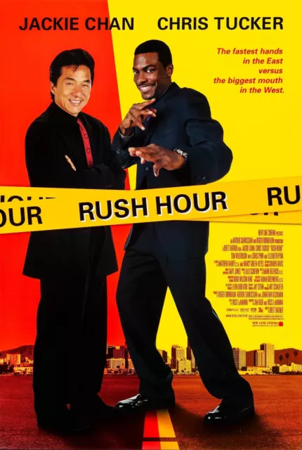 NEW Rush Hour 90s Movie Film Poster Print Canvas FREE SHIPPING