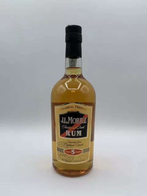 J.L. Moriez Traditional Dark Rum Aged 5 Years Superior 70cl 37,5% vol.
