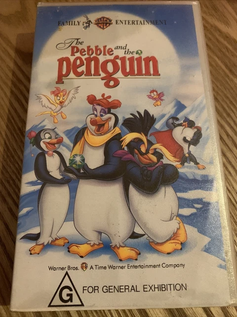 THE PEBBLE AND The Penguin VHS VIDEO TAPE (1995 animated kids / family