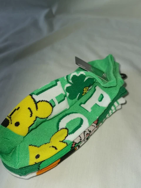 Disney Winnie the Pooh 3er-Pack Charakter Trainer Socken US Größe 4-10 brandneu