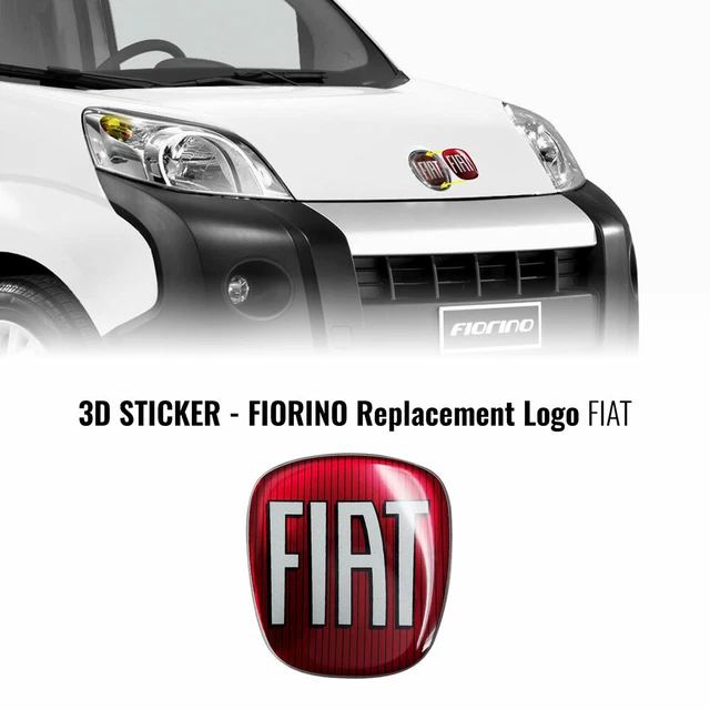 Adesivo Fiat 3D Ricambio Logo Per Fiorino - Foto 10