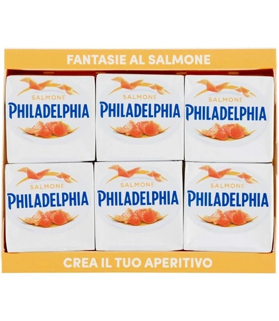 Philadelphia Fantasie Al Salmone Gr. 25 X 6 Pezzi