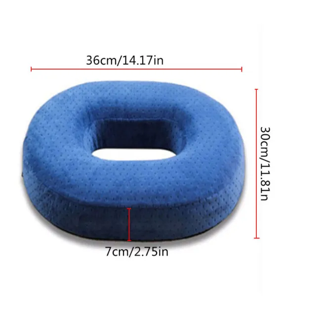 Donut Pillow Orthopaedic Seat Memory Foam Cushion Tailbone Coccyx Pain Relief 3