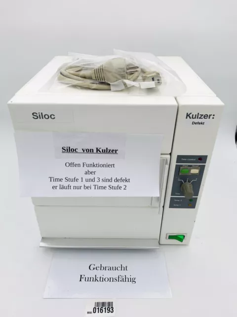 Heraueus Kurzer Siloc Silanisiergerät Klein Ofen Labor gebraucht 016193