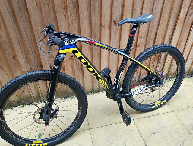 LOOK 987 CARBON Fibre Mountain Bike 27in XS Black Yellow Blue