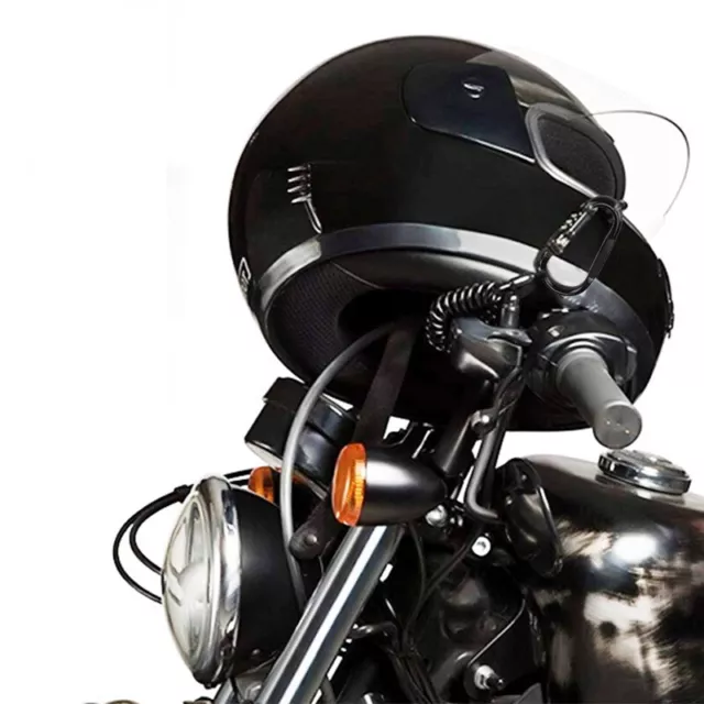 Motociclo Casco Serratura Cavo Combinazione Antifurto Corda di sicurezza Blocco 3